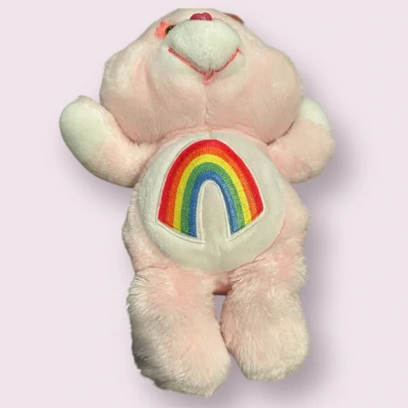 Vintage Cheer Care Bears Stuffed Animal Plush Toy 1980's - Picture 3 of 8